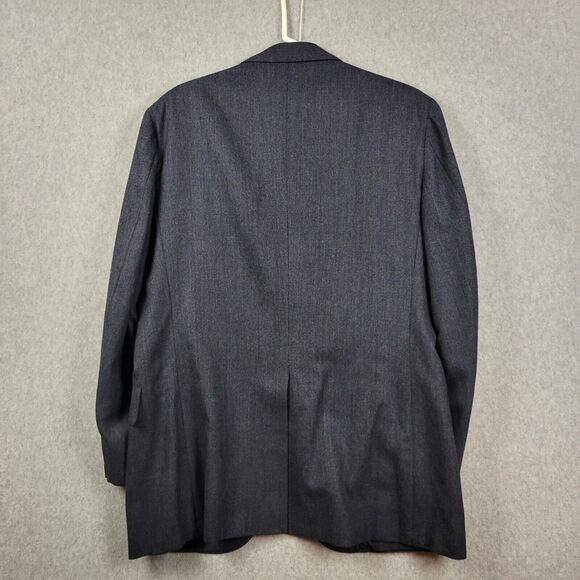 Brooks Brothers 100% Wool Black LS 2 Button Notch Suit Blazer Men's 42R USA Made - Picture 6 of 13